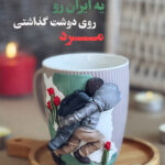 ماگ یادبود جاویدنام حمید مهدوی