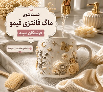 نحوه شست شوی ماگ فانتزی فیمو