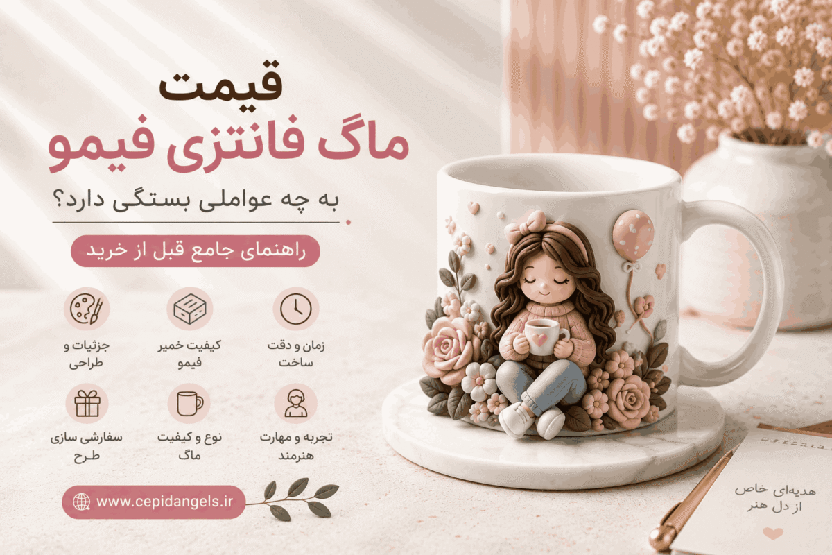 قیمت ماگ فانتزی فیمو به چه عواملی بستگی دارد؟ راهنمای جامع قبل از خرید
