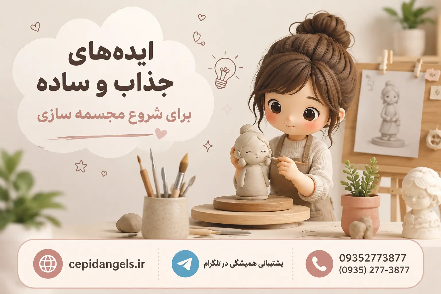 ایدههای جذاب و ساده برای شروع مجسمه سازی