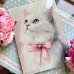 تخته کار شیشه ای، طرح گربه